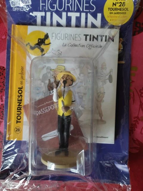 Couette Tintin Figurine Tournesol Cosmonaute Tintin - Collection 15cm En Résine Figurines Tintin