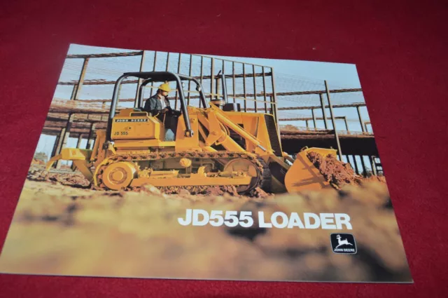 John Deere 555 Tractor Crawler Loader Dealer's Brochure RPMD