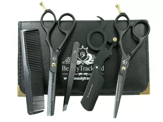 5.5 Professional Salon Hairdressing Hair-Cutting Thinning Barber Scissors Razors