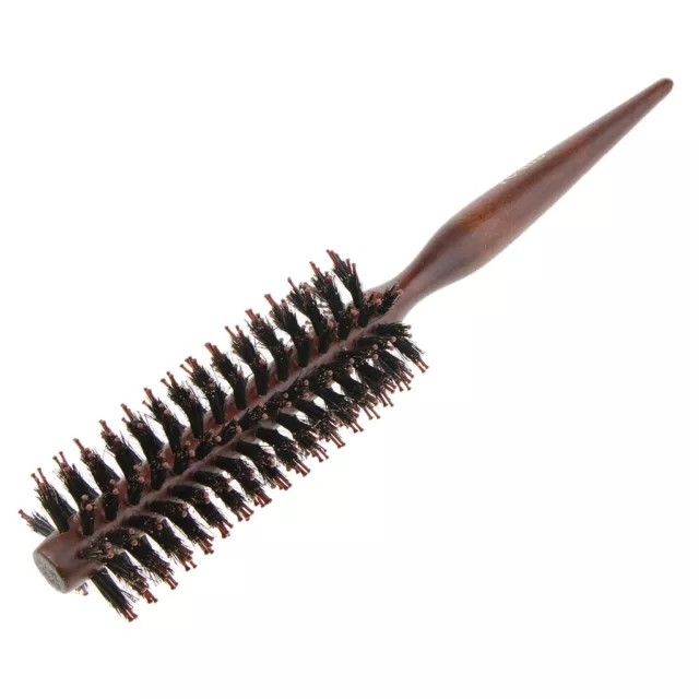 Professional Round Barrel Styling Curling Tool Nylon Bristle Hair Brush Comb