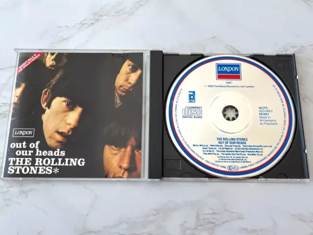 The Rolling Stones Out Of Our Heads CD TARGET ERA! ALEMANIA OCCIDENTAL Londres 820 049-2