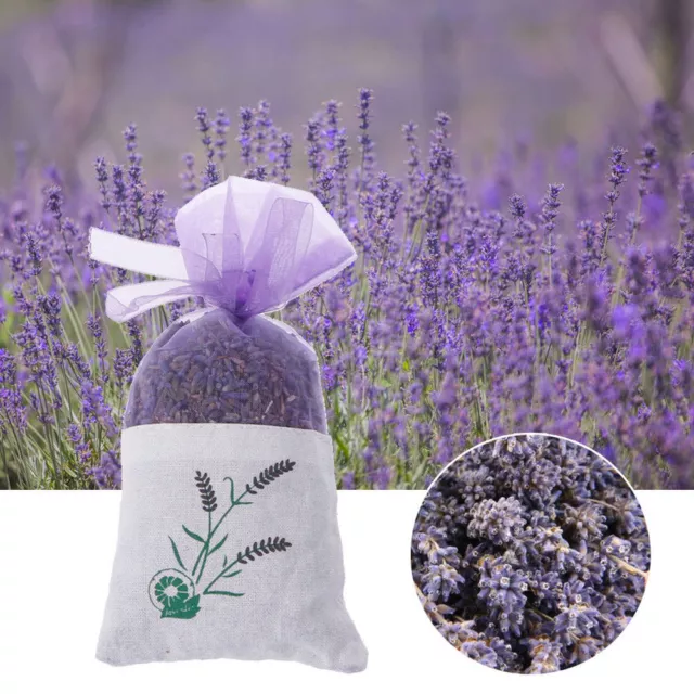Lavendelsäckchen Kleiderschrank Fresheners getrocknete Tasche natürlichen Duft. 3