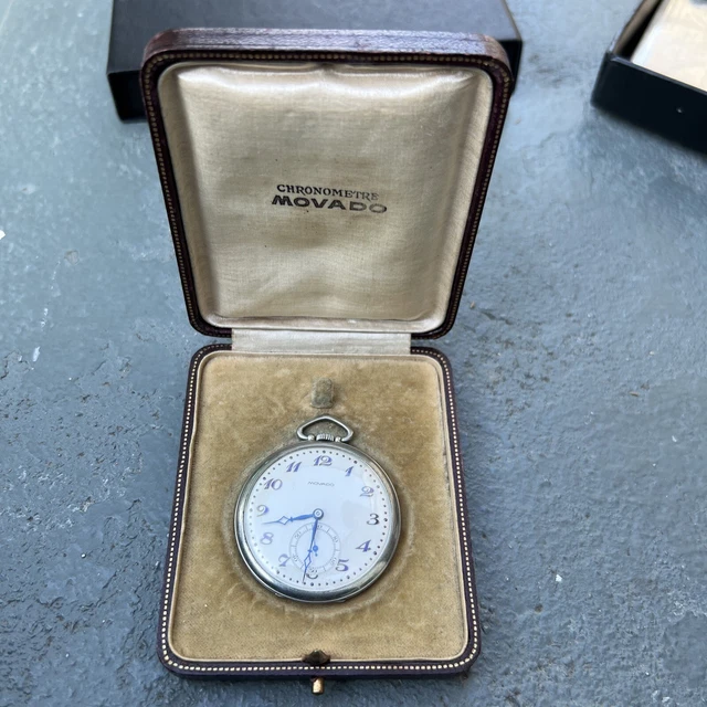 Montre De Poche Vintage Elgin Avec Chronomètre - 50 Mm - Très Bon état