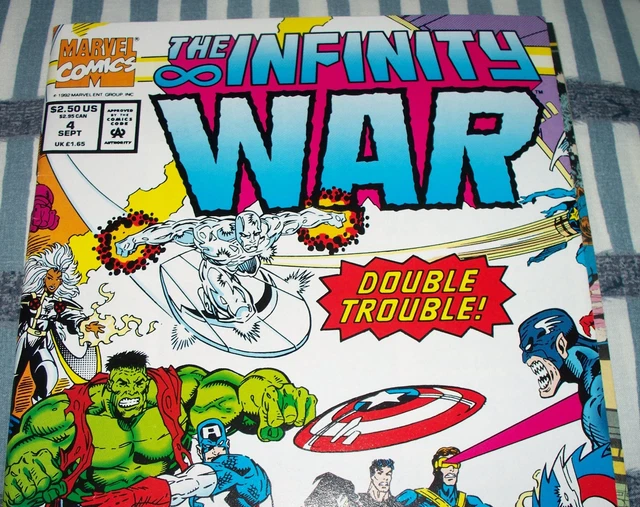 The Infinity War #4 Thanos, Avengers & Silver Surfer from Sept. 1992 in VF DM