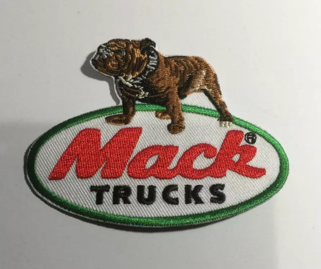 Mack Trucks, Sew on/Iron on, cloth Truck patch, Embroidered. Truckie, Bulldog