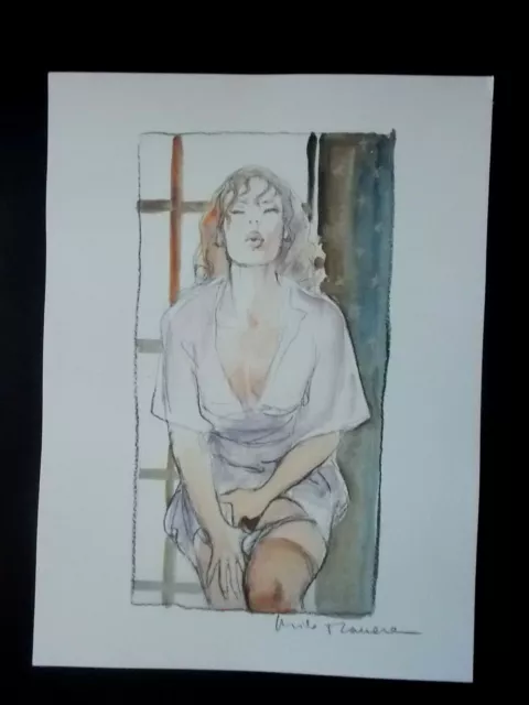 Milo Manara ( Art Print ) " Extase " , Belle Signature au crayon