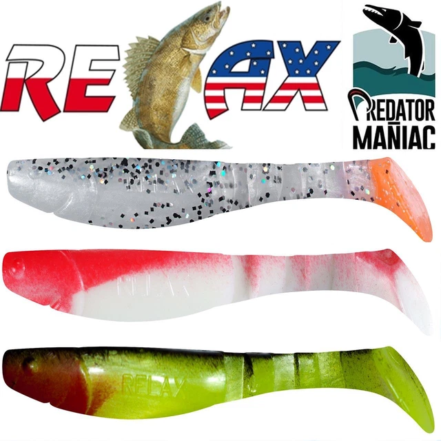 Relax Kopyto Shad 4.5'' S092 (1 Per Pack) - Lure World Fishing Tackle - Foto 8