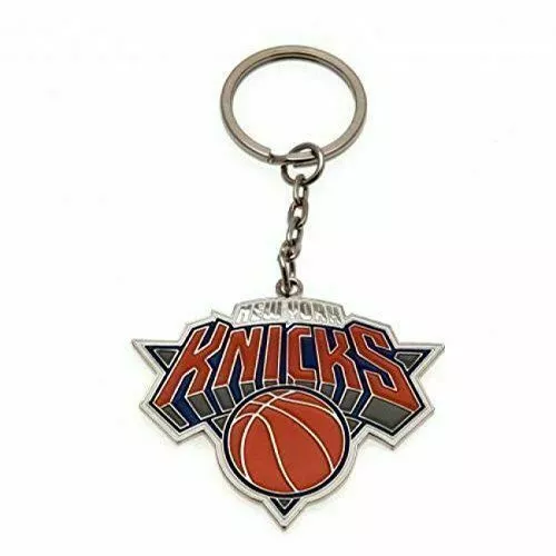 Official NBA Basketball New York Knicks Team Badge Quality Enamel Metal Keyring