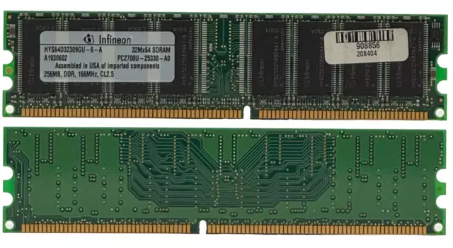 Arbeitsspeicher 512MB DDR SDRAM MT45V32M8 333Mhz 184-PIN DIMM