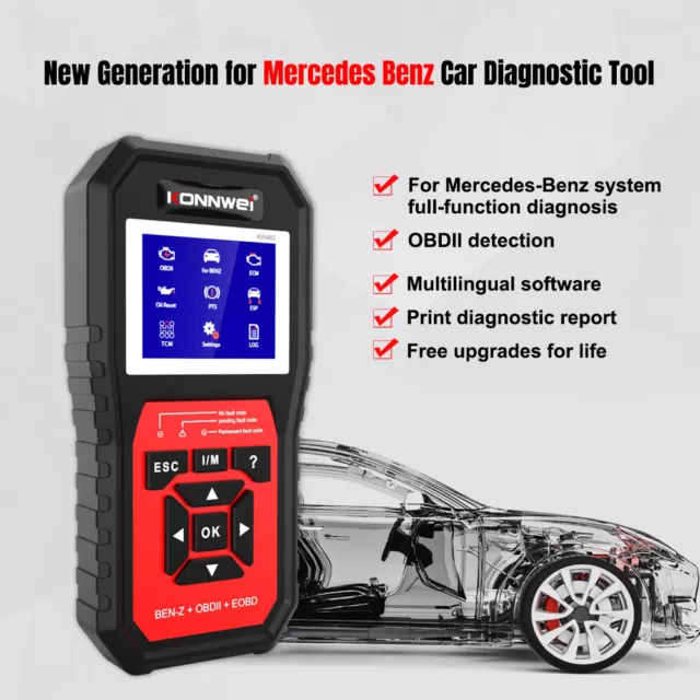 KW460 Mercedes Benz Automobile Diagnosis Diagnostic Diagnosis Instrument Scanner