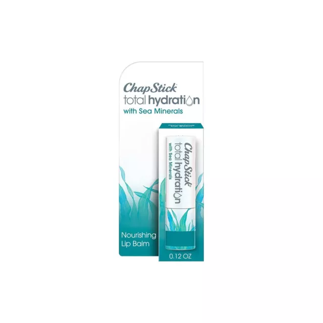 ChapStick Total Hydratation Mer Minéraux Nourrissant Lèvre Baume - 3.5ml Chap