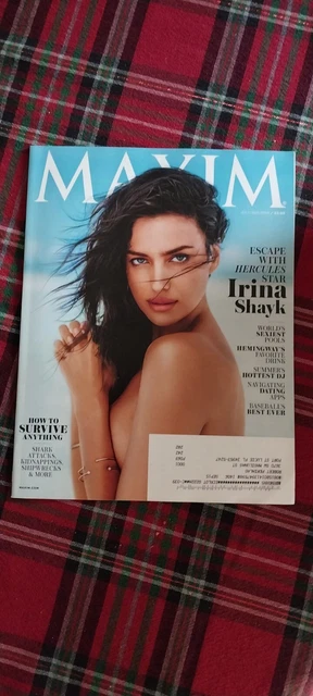 MAXIM - IRINA Shayk issue - July/Aug 2014 $12.00 - PicClick