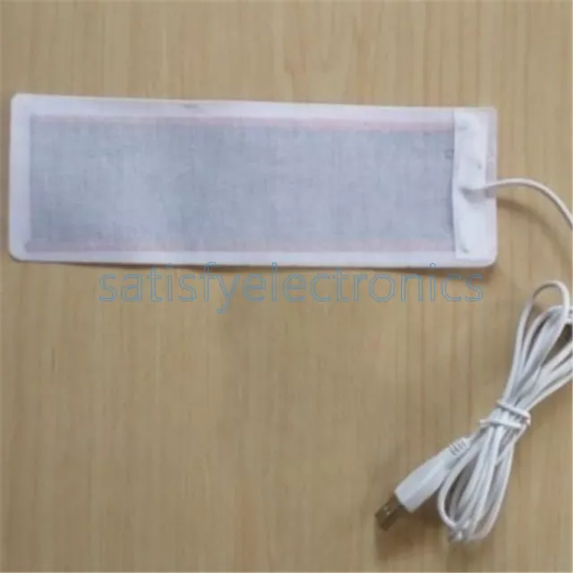 USB Heating Element Film Heater For Warm Feet Hand Warmer Electric Belts 6x20CM