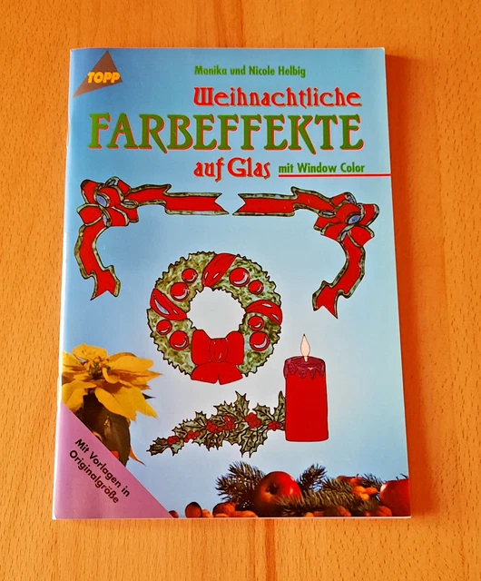 WINDOW COLOR - Weihnachtliche Farbeffekte - mit Malvorlagen -- EUR 3,90 ...