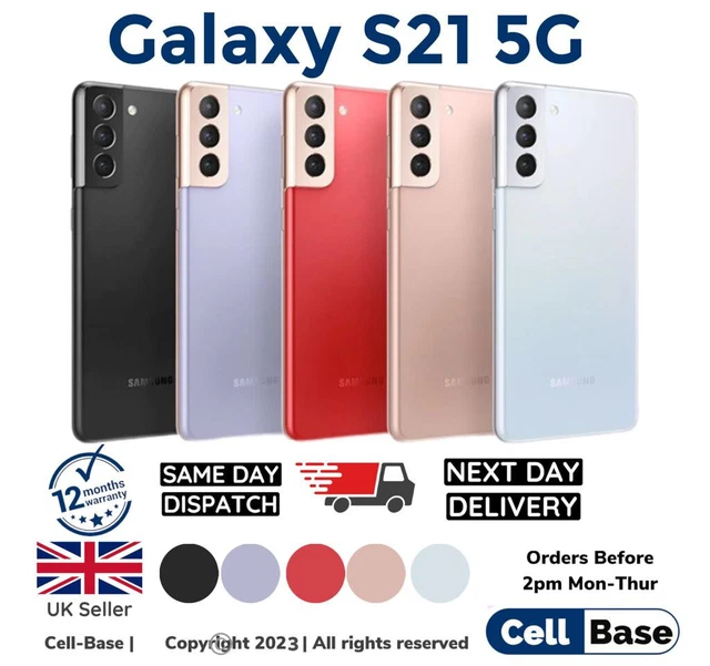 NEW Samsung Galaxy S21 5G 128GB 256GB All Colours Unlocked Smartphone Re- SEALED