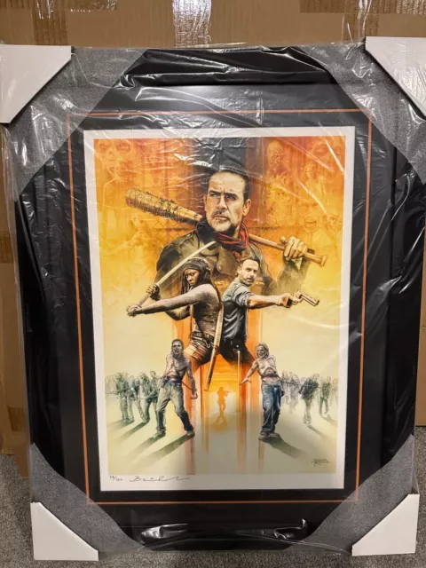 Sideshow The Walking Dead My Brother's Keeper Framed Fine Art Print Signed Rare