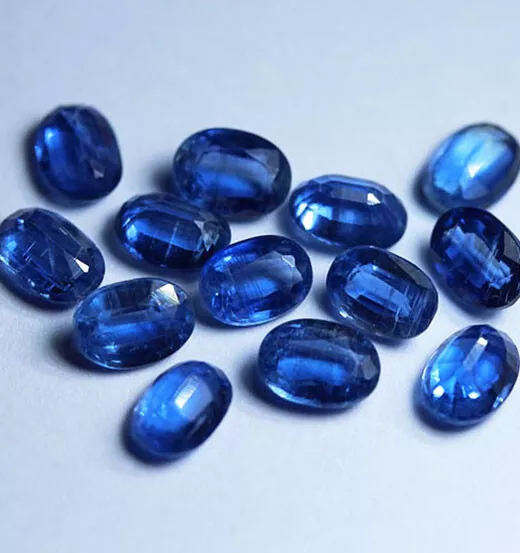 1 KYANIT (VS) 7x5 Oval Blau 1,0Ct!!! Top Brillant!!!