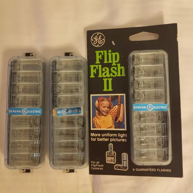 Bombillas palancas para cámara GE Flip Flash II-FlipFlash 3 en total, 219536