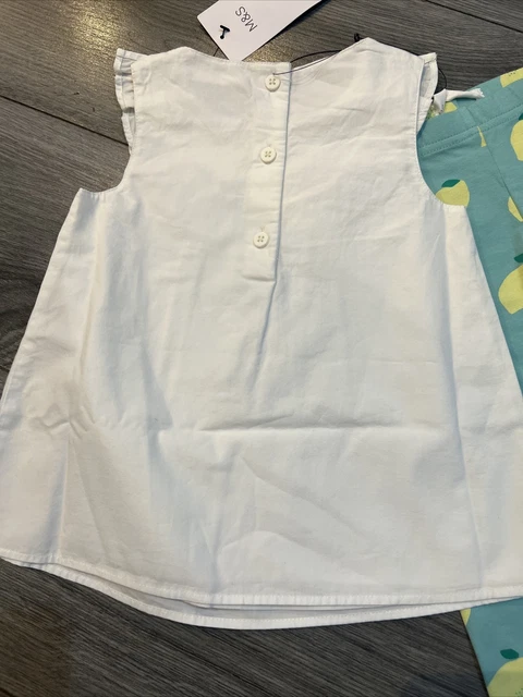 M&S girls age 3-4 top and leggings outfit bundle BNWT 3