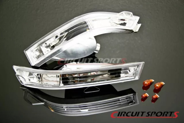 Circuit Sports Clear Front Turn Signal Light set 97-98 Nissan S14 Kouki Circuit Sports Clear Front Turn Signal Light set 97-98 Nissan S14 Kouki