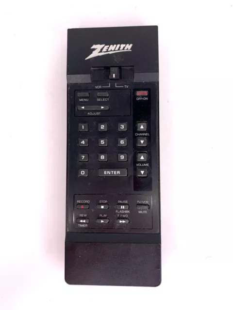 Vintage ZENITH 24-3218 VCR TV Remote Control - Tested
