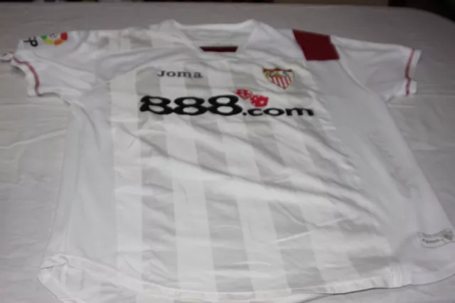 Camiseta Oficial Vintage  Sevilla Fc De Marca Joma Talla Xl Publicidad 888.Com