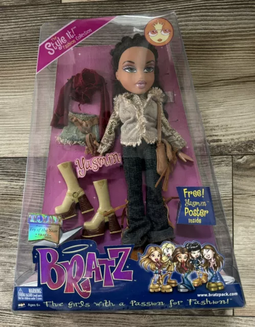 Bratz The Style It Fashion Collection Yasmin Doll MGA 2003 RARE COLLECTABLE NIB!