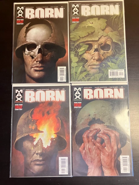Born #1-4 (2003) - Marvel MAX Punisher Comics - HIGH GRADE - COMPLETE