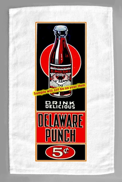 Delaware Punch 'A' Soda Microfiber Hand Towel Citrus Cola