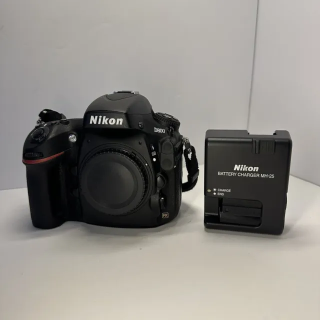 [Excellent] Nikon D800 36.3MP Digital SLR Camera Shutter Count: 27956 (C1:12)