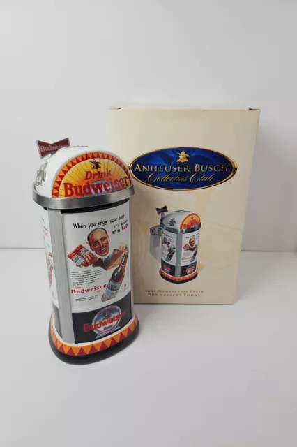 Anheuser-Busch Collectors Club 2006 Membership Stein Budweiser Today CB36
