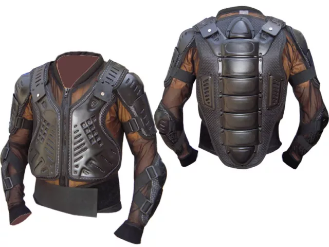 Men's Motocross Motorbike CE Armoured Spine Elbow Arms Protection Riding Jacket