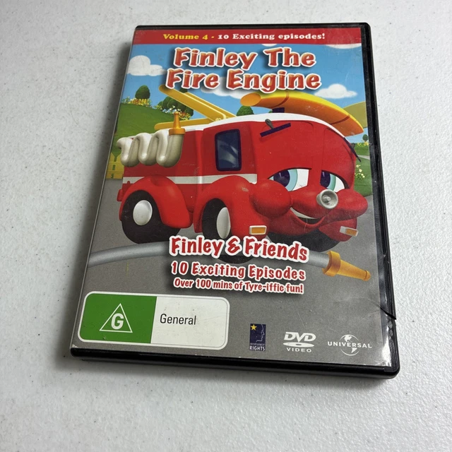 FINLEY THE FIRE engine finley & friends dvd region 4 pal vgc free post ...
