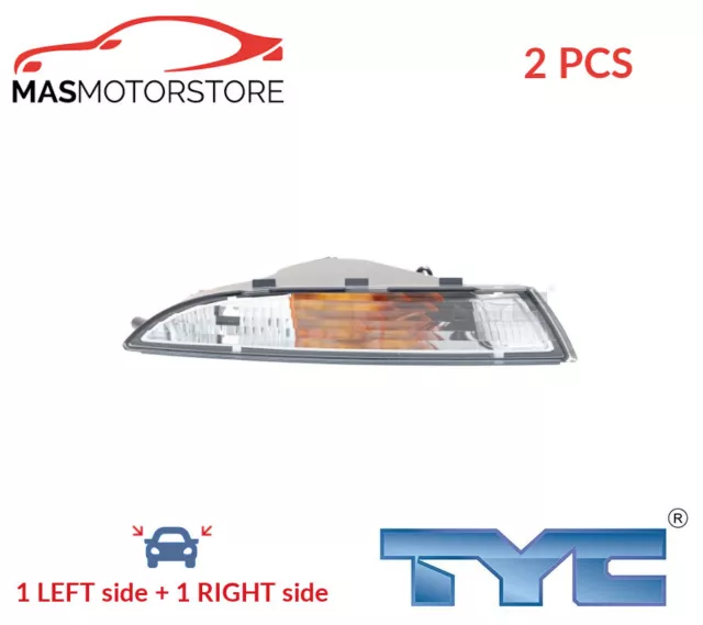 Indicator Light Blinker Lamp Pair Tyc 12-0084-01-2 2Pcs P For Vw Scirocco