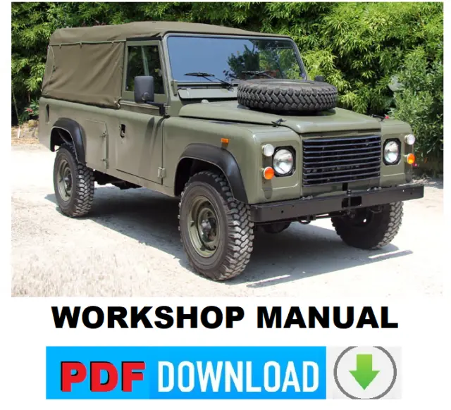 LAND ROVER NINETY ONE TEN Workshop service manual repair Manuale officina ENG