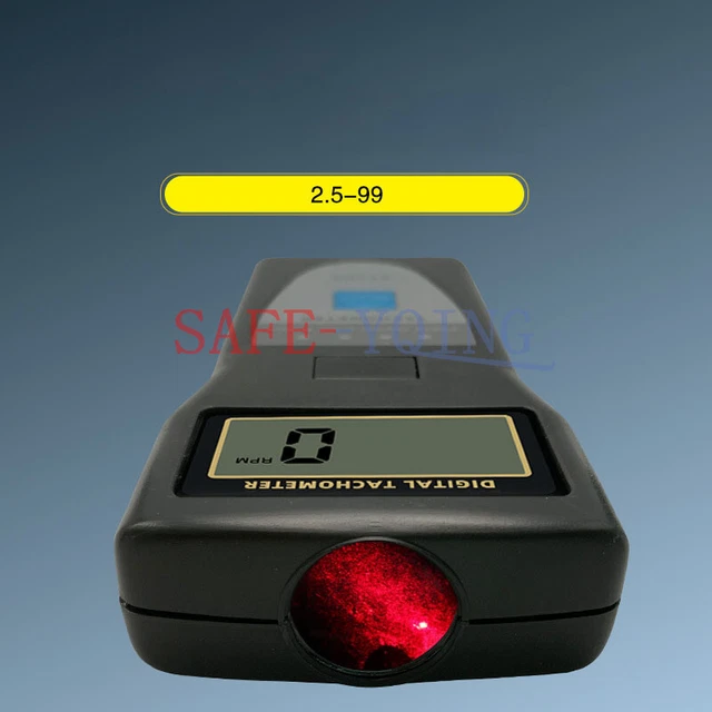 LANDTEK DT-2858 PhotoContact Tachometer Speed Tester RPM Laser Meter Speedometer