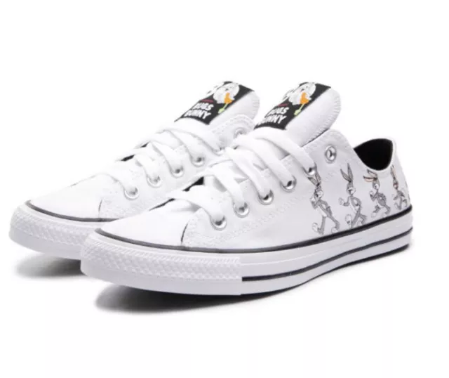 New Converse Chuck Taylor All Star Low x 'Bugs Bunny' 80 Years 169226F Men’s 8
