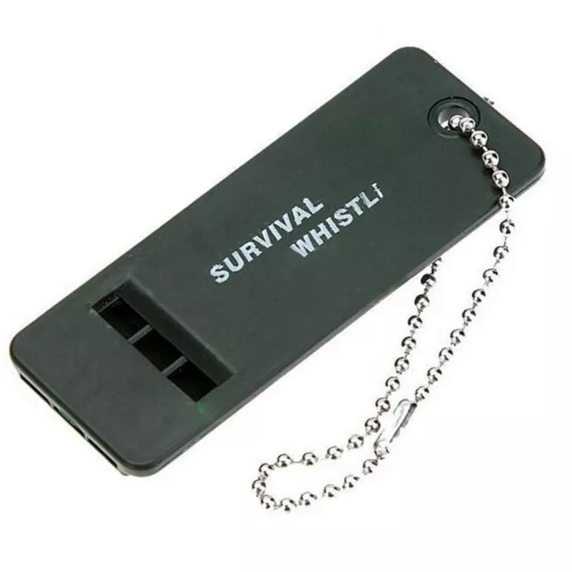 New Emergency Survival Whistle Rescue Tool Signal Sound Outdoor Camping HikEL