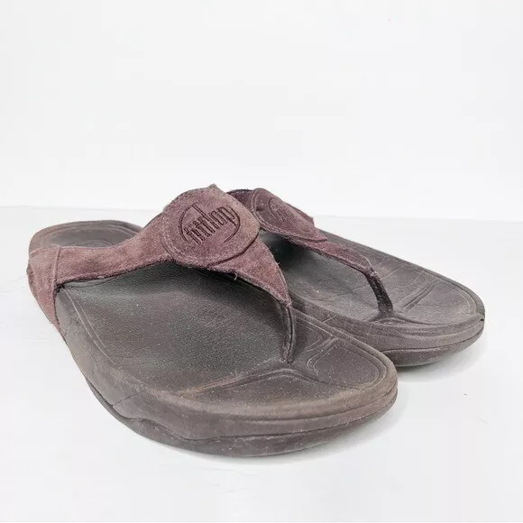 FitFlop Oasis Flip Flop Sandals Brown Size 10 Women’s