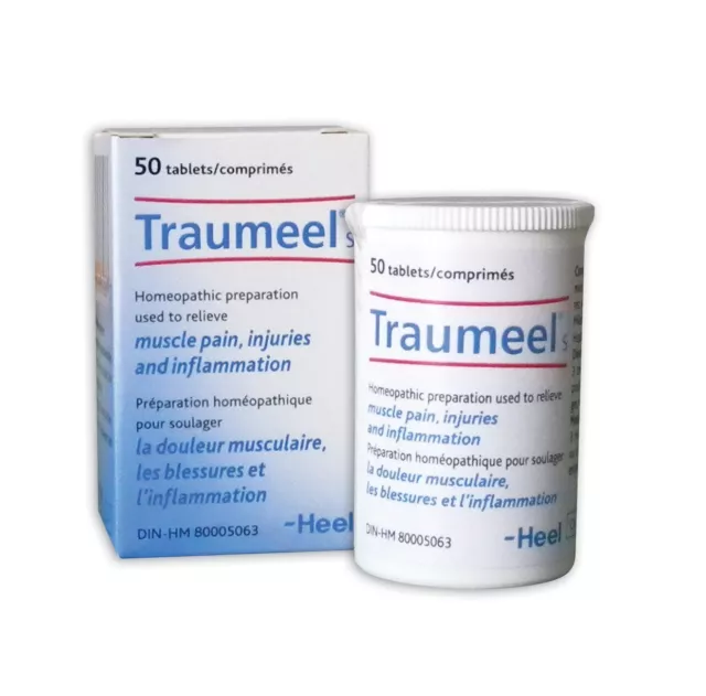New HEEL Traumeel S 50 Tablets Natural Anti-Inflammatory Relief of Pain Bruises 2