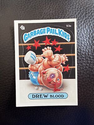 1986 Garbage Pail Kids DREW BLOOD Series 3 GPK Card 93a