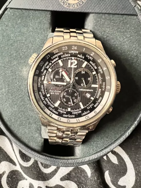 Citizen eco drive on sale titanium wr100 battery