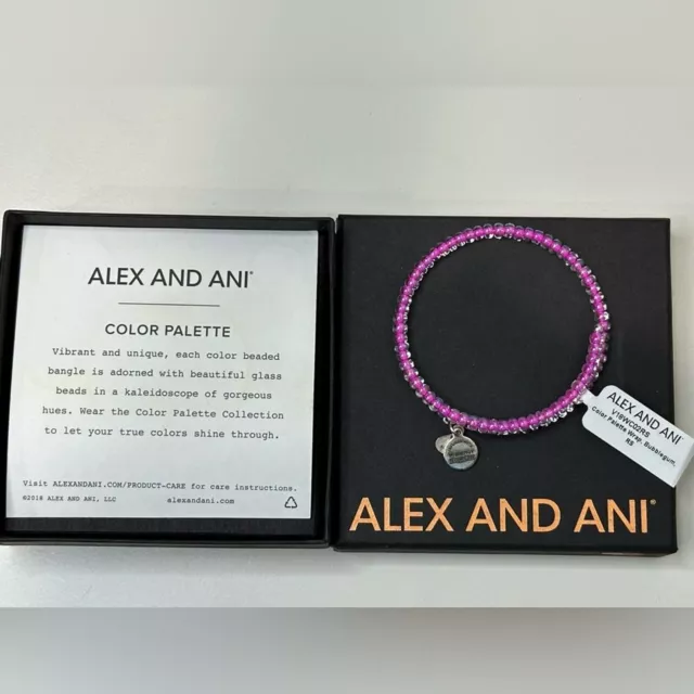 NWT Alex and Ani Pink Color Palette Wrap Bracelet