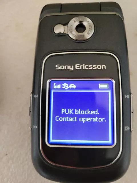 Sony Ericsson Z710i Flip Phone Bluetooth Handsfree Mp3 FM Radio.Locked