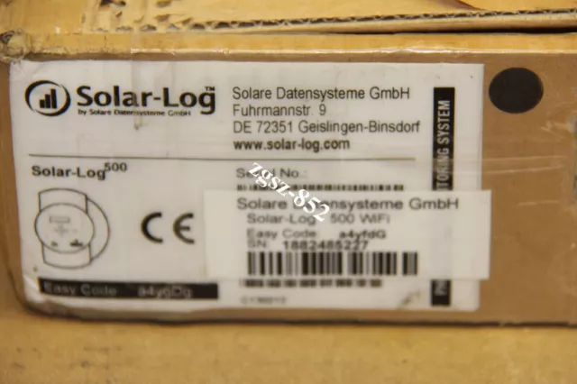 Solar-Log 500 Plant Data Logger with WIFI Brand New Fast Shipping FedEx or DHL