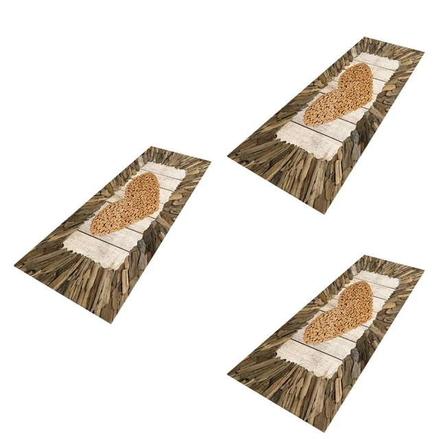 3 pcs Fuß Teppiche Durable Fuß Matten Boden Pads Bad Matte Für Hause