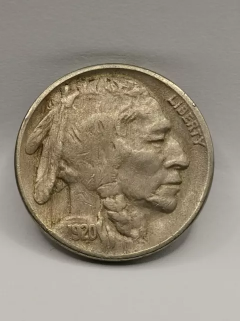 5 Cents Buffalo Nickel 1920 Usa ( Bison & Tete D'indien )