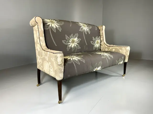 EB5711 Vintage Two Seat Sofa, Antique Regency Style, Designers Guild Fabric V2SS