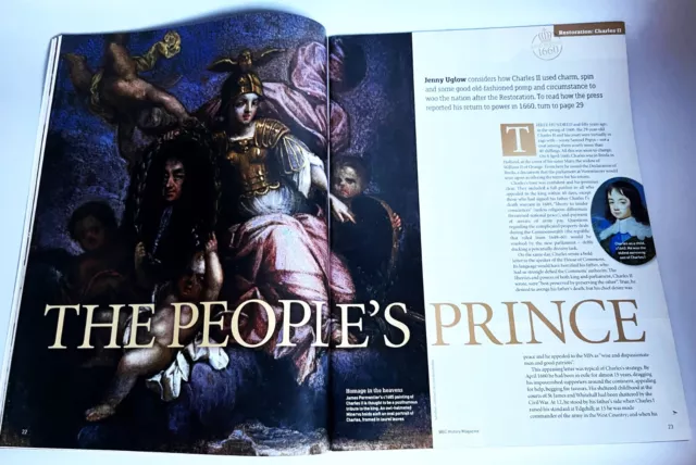 BBC History Magazine April 2010 Charles II Restoration 1660 3