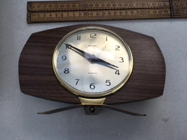 Vintage Clock, Vintage Metamec Mantel Clock, Working, Stylish